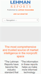 Mobile Screenshot of lehmanreports.com